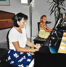 Photo famille piano